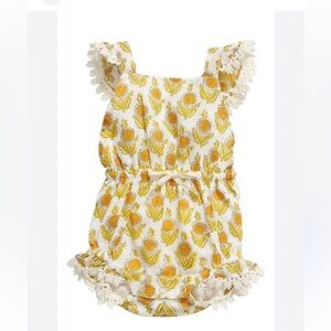 NWT Lali poppy flutter onesie